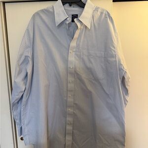 Brooks Brothers Light Blue Checkered Dress Shirt